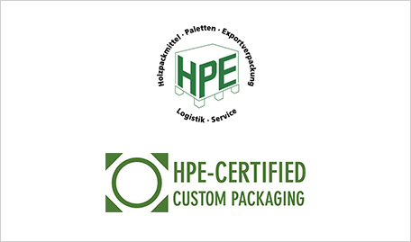 Zertifizierter Verpacker nach HPE und ISO